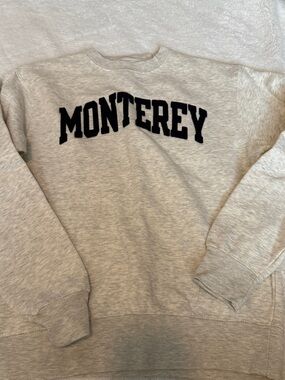 Blue 84 Monterey Crewneck Sweatshirt - Light Gray with Black Logo